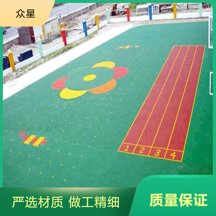 淮南市篮球场硅PU塑胶地坪 - 厂家